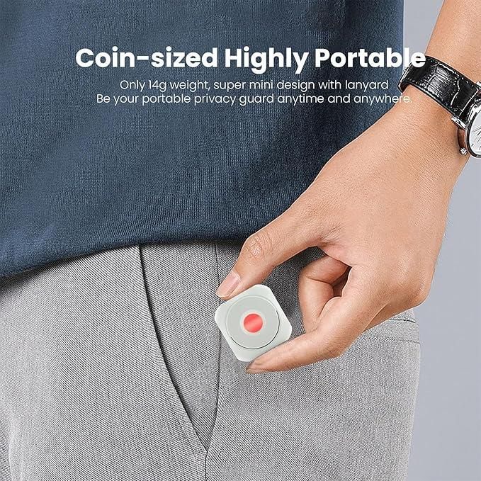 Mini Camera Detector – Anti-Spy Wireless Infrared Hidden Camera & Bug Sweeper (Portable Security Device)