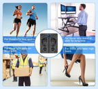 Wireless Electric Foot Massager – EMS Foot Massage Pain Reliever Pad for Relaxation & Circulation Boost (Portable & Rechargeable)