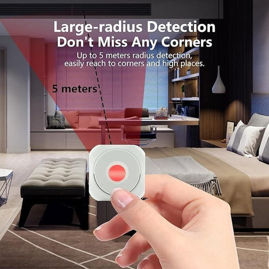 Mini Camera Detector – Anti-Spy Wireless Infrared Hidden Camera & Bug Sweeper (Portable Security Device)