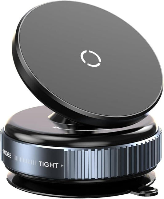 Magnetic Suction Phone Holder – 360° Rotating Universal Mobile Stand