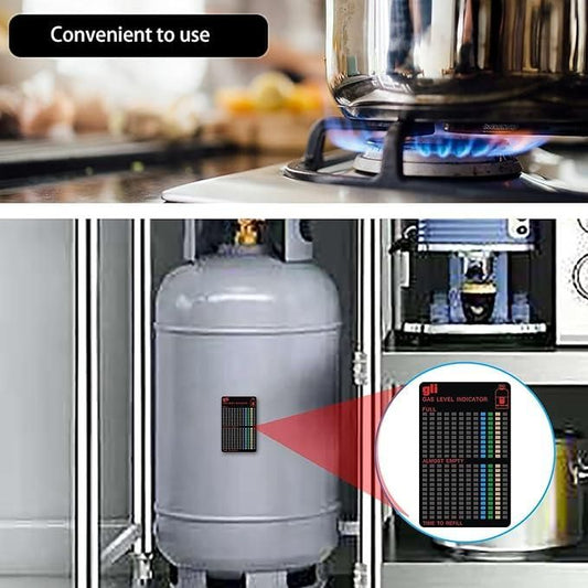Magnetic Gas Bottle Level Indicator – Easy Gas Level Gauge for Home, Camping & BBQ (Pack of 1)
