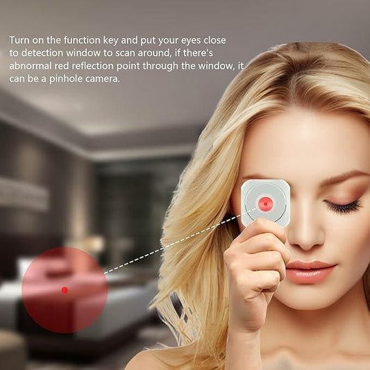 Mini Camera Detector – Anti-Spy Wireless Infrared Hidden Camera & Bug Sweeper (Portable Security Device)