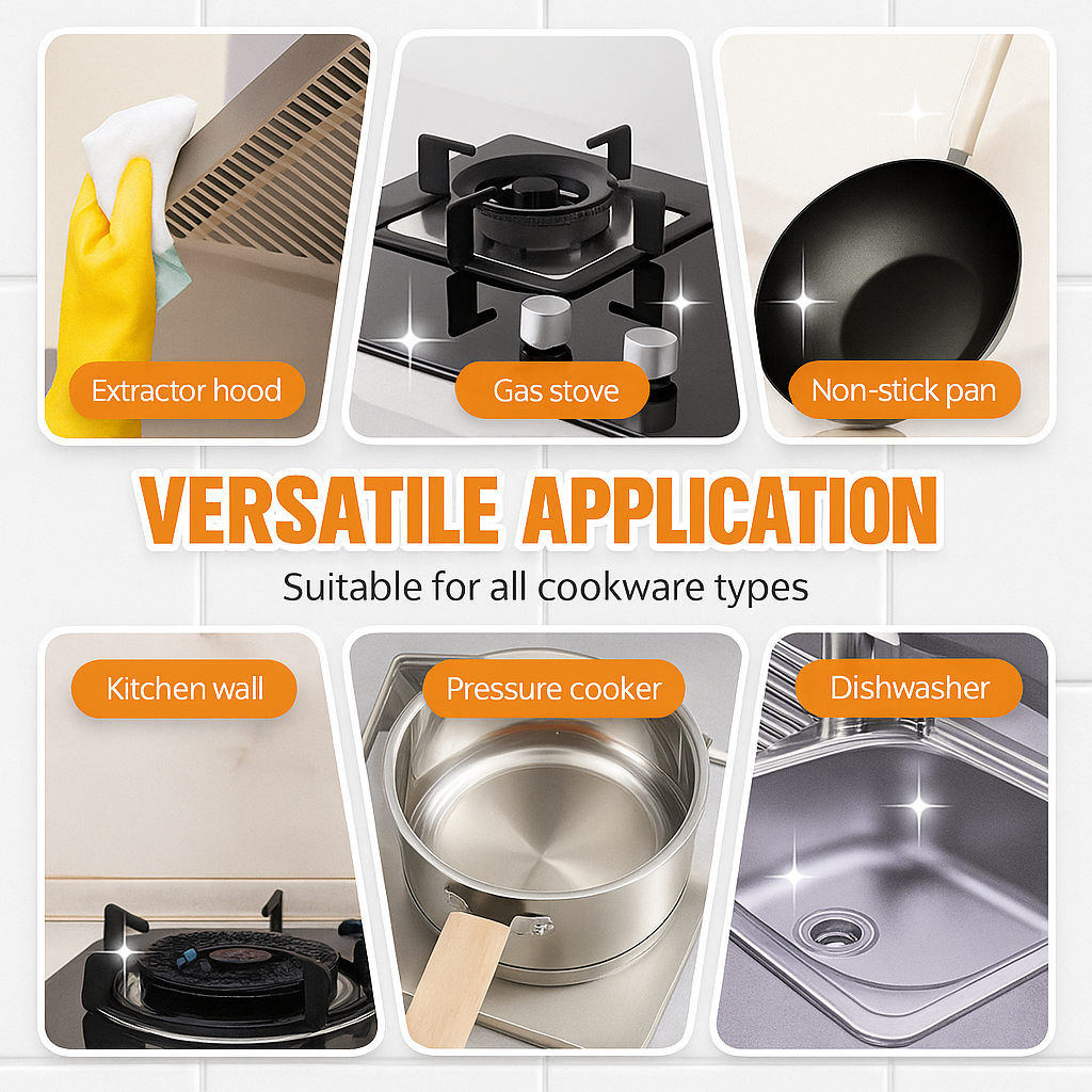 Powerful Burnt Residue Remover Paste for Cookware 100gm Each (Pack of 2)