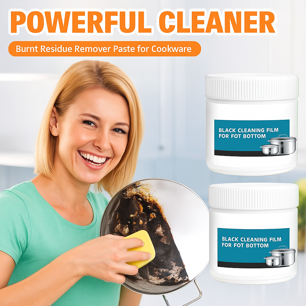 Powerful Burnt Residue Remover Paste for Cookware 100gm Each (Pack of 2)