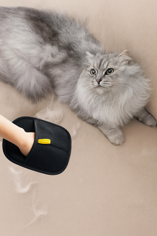 Pet Hair Removal Gloves – Double-Sided Grooming & Massage Glove