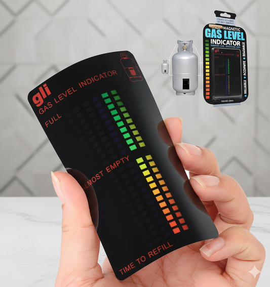 Magnetic Gas Bottle Level Indicator – Easy Gas Level Gauge for Home, Camping & BBQ (Pack of 1)