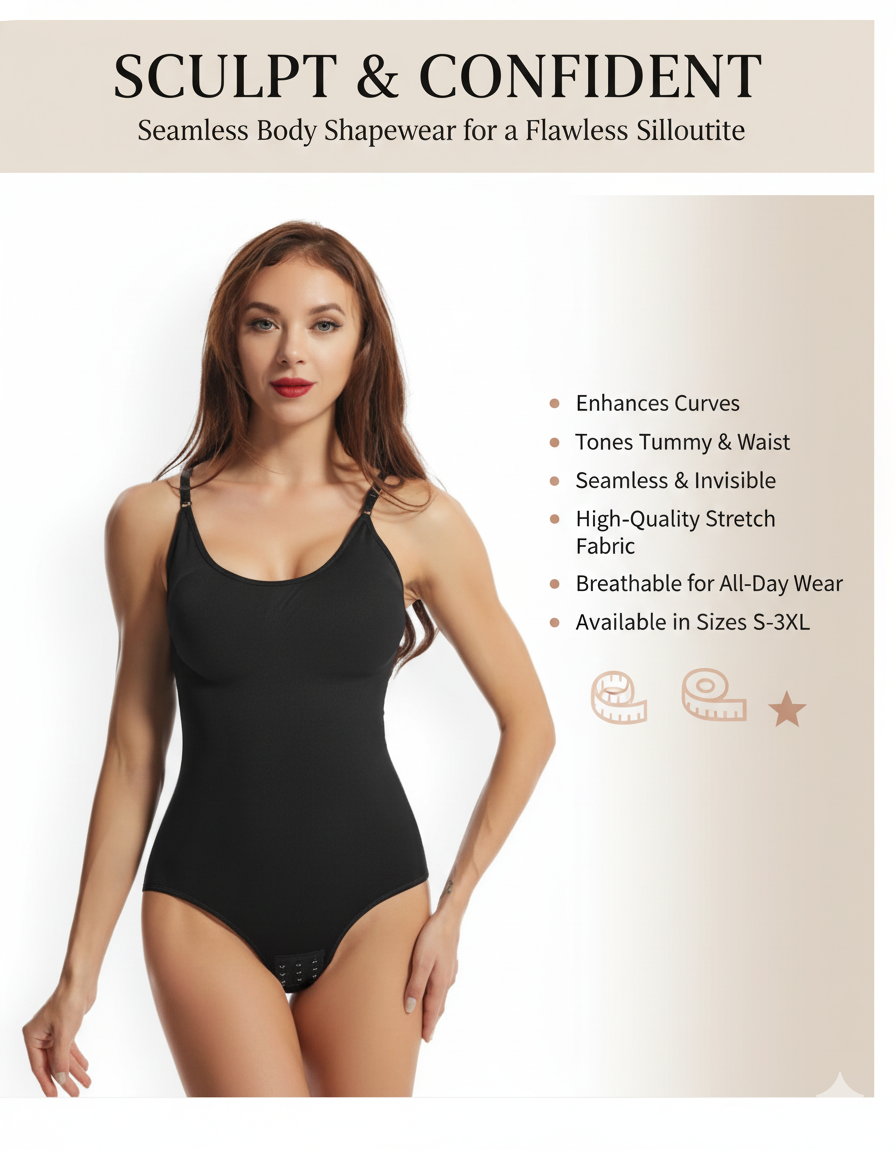 Women’s Body Shapewear – Seamless Slimming Fit for Everyday Confidence