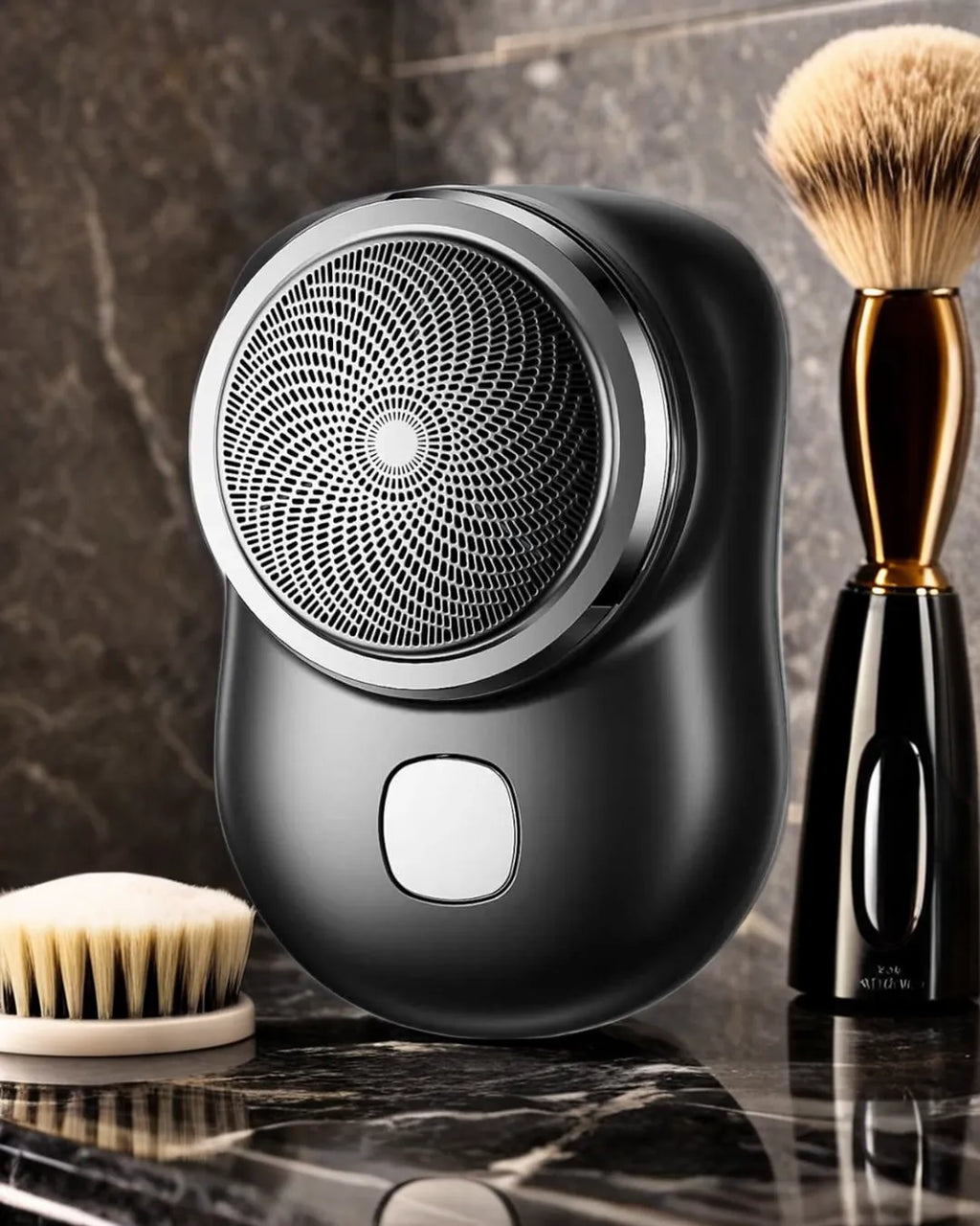 Mini Electric Razor for Men – Rechargeable Waterproof Shaver with 15-Blade Turbo Technology
