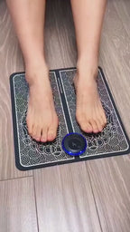 Wireless Electric Foot Massager – EMS Foot Massage Pain Reliever Pad for Relaxation & Circulation Boost (Portable & Rechargeable)